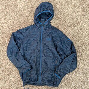 Mountain Hardwear Thermal Q Elite Full Zip Hooded Puffer in Blue